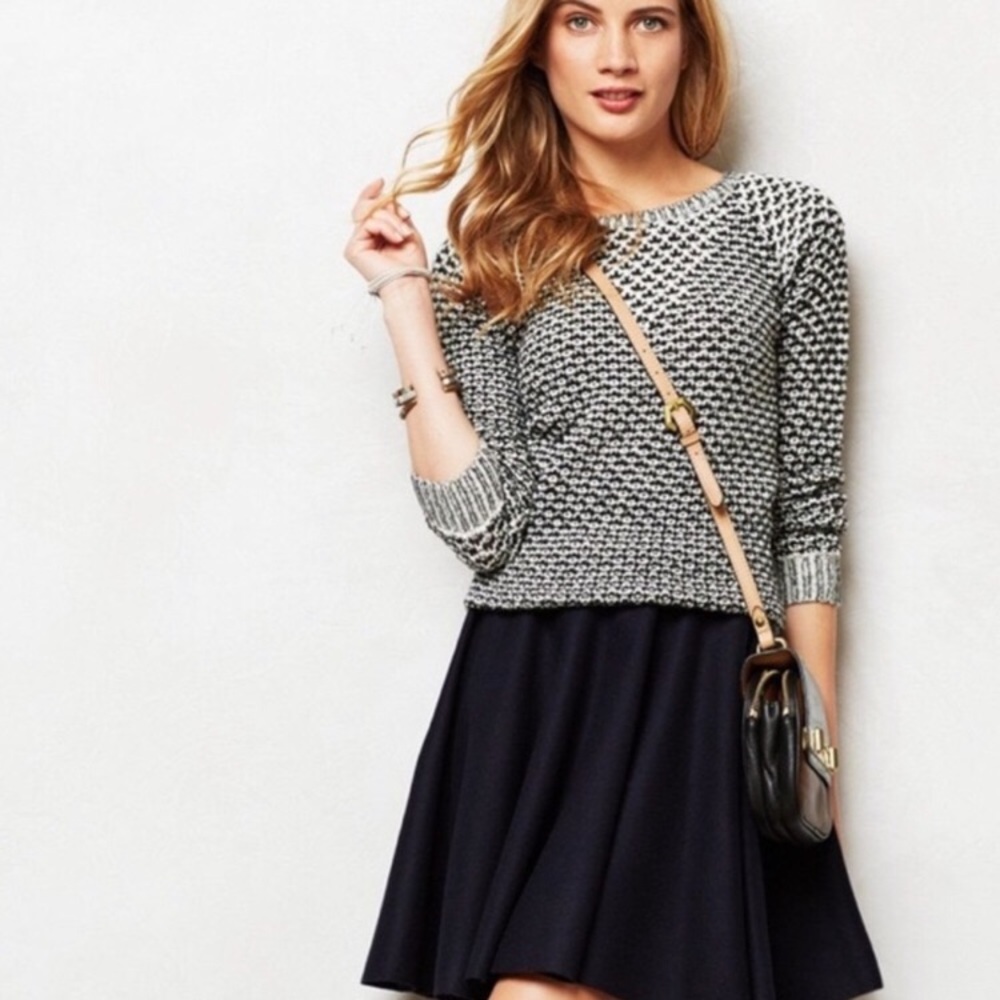 Anthropologie Sparrow Plaited pullover sweater